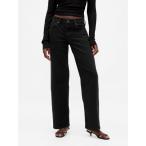 「GAP」 デニムパンツ 30 ブラック レディース