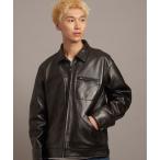 「schott」 レザージャケット M ブラック メンズ