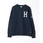 「HUF」 ワンポイント長袖Tシャツ L