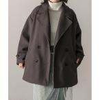 [ad thie] бушлат FREE темно-коричневый женский 