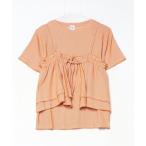 「coen」 半袖カットソー M オレンジ レディース