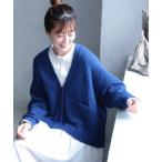 「soulberry」 ニットカーディガン M ブルー レディース