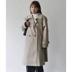 [Meli rich] пальто с отложным воротником MEDIUM grayish бежевый женский 