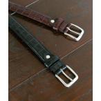 ベルト LIFE STYLE TAILOR　エンボスレザーベルト メンズ