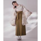 ショッピング袴 着物 卒業袴3点セット 二尺袖着物　帯　袴 レディース