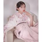 ショッピング袴 着物 卒業袴3点セット 二尺袖着物　帯　袴 レディース