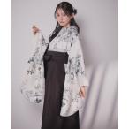 ショッピング袴 着物 卒業袴3点セット 二尺袖着物　帯　袴 レディース