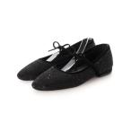 バレエシューズ パンプス 「ふかふか・クッション入り」ラウンドリボンメリージェーンフラットパンプス CA23863