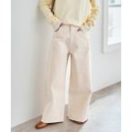 ショッピングダメージ ジーンズ デニム デニムパンツ 5 1/2 HIGH-WIDELEG DENIM レディース