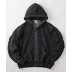  Parker [84]woshu срезана отделка Denim стрейч Zip Parker мужской женский 