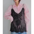 キャミソール レースキャミビスチェ