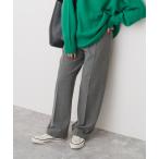  слаксы брюки [ уборная возможно / дополнение ] ворсистый tuck конические брюки женский 