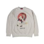 ショッピングエヴァ トレーナー スウェット RADIO EVA A319 VINTAGE ILLUSTRATION Mottled Sweat メンズ レディース