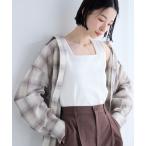 タンクトップ ノースリーブ 「Aunely」クールタッチ デコルテ タンクトップ / 接触冷感 「YOSOOIシリーズ」 レディース