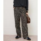 パンツ 「WEB限定追加」レオパードジャガードパンツ レディース