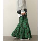 ショッピングレトロ スカート 「WEB限定追加」レトロフラワープリントマーメイドスカート