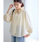 ショッピングデザイン ブラウス シャツ ネックコンシャスデザインシャツ/イージーケア レディース