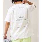 ナンガ tシャツ 「NANGA×GLOSTER」別注(1) Rect Backprint Tee メンズ レディース