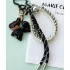 チャーム 「 NOLITA / ノリータ 」マルチWAY パール ハート レザータイプ 犬 モチーフ バッグチャーム キーホルダー レディース メンズ