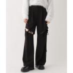 スウェットパンツ ジャージ アソートスリットデザインパンツ　652162 レディース