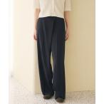 ショッピングARROWS パンツ 「WEB限定 Wardrobe DAILY MINIMAL」ダブルクロス ラップパンツ ウォッシャブル レディース