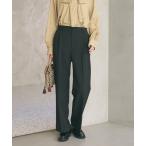  слаксы брюки [WEB ограничение Wardrobe DAILY MINIMAL]me Ran ji tuck распорка брюки омыватель bru женский 