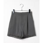 パンツ ドッキングレースショートパンツ　652148 レディース