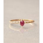 指輪 リング 「WEB限定」K18vermeil オーバル天然石リング レディース