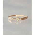 指輪 リング 「WEB限定」K18vermeil リボンサークル天然石リング レディース