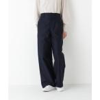 パンツ ライトモールスキンセミワイドパンツ レディース