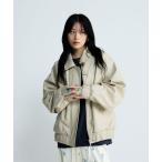 ブルゾン アウター ヴィンテージレザーブルゾン/640179 レディース