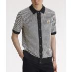  Fred Perry рубашка-поло короткий рукав Chequerboard Button Through Shirt| контрольно-измерительный прибор панель bo шкаф Roo рубашка-поло 