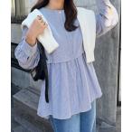 [GeeRA] длинный рукав туника LARGE оттенок черного прочее женский 