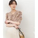 「N.（N. Natural Beauty Basic）」 半袖ブラウス MEDIUM ベージュ系その他 レディース