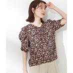 「N.（N. Natural Beauty Basic）」 半袖ブラウス MEDIUM ブラック系その他 レディース