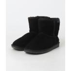 「Minnetonka」 ムートンブーツ US7 ブラック レディース