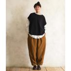 「soulberry」 コーデュロイパンツ 3L キャメル レディース