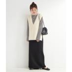 スカート 「追加4」「2点セット」手洗い可 / ショートシャギーベスト+ダンボールスカート