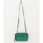 「COACH」 ワンポイントショルダーバッグ - グリーン レディース