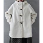 [etoll.] полупальто "даффл коут" M слоновая кость женский 