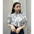 「SNIDEL」 半袖ブラウス ONE SIZE ホワイト レディース