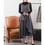 ショッピングノースリーブ ワンピース チュールレイヤードワンピース