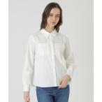 ブラウス シャツ ライトスラブシャンブレーシャツブラウス レディース