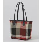 トートバッグ クレストブリッジチェックロゴプリントトート レディース