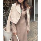 ブルゾン アウター 26SSフェイクスエードライダースジャケット 春服 レディース