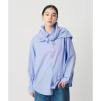 ブラウス シャツ 「別注」「Samplee」ストライプシャツ＆スカーフ レディース