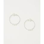  серьги [MARW UNITED ARROWS] комбинированный обруч серьги женский 