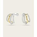 [SWAROVSKI] серьги ( обе уголок для ) ONESIZE белый женский 