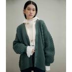 [ADAM ET ROPE'] вязаный кардиган M оттенок зеленого прочее мужской 