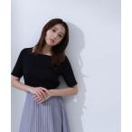 「NATURAL BEAUTY BASIC」 半袖カットソー FREE ブラック レディース
